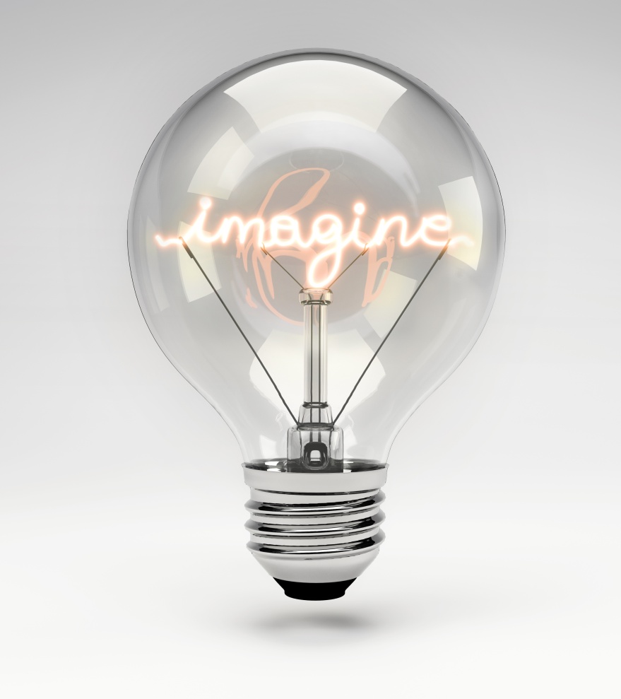Conceptual Light Bulb (Set) - Imagine