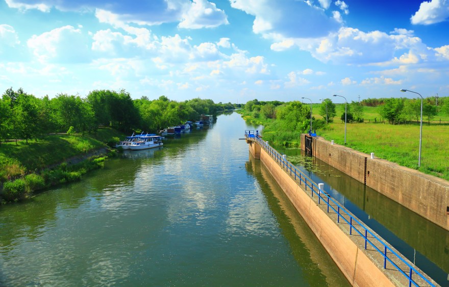 locks on the river