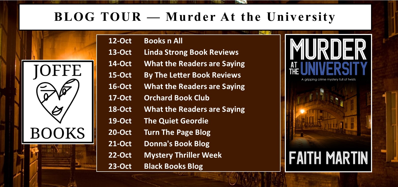 BLOG TOUR BANNER - Murder at the University