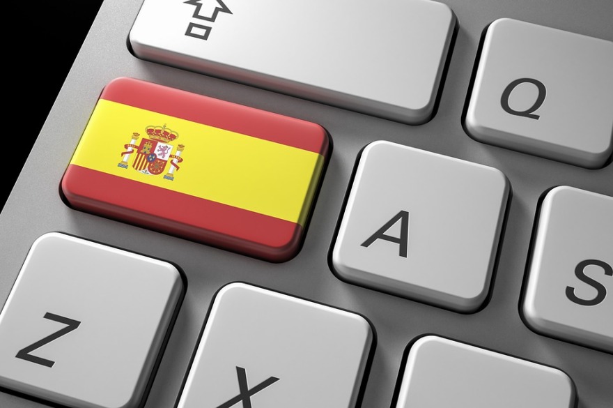 Spain button