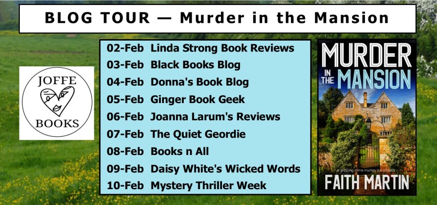 Blog Tour BANNER - Murder in the Mansion