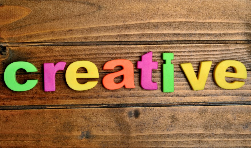 Colorful creative word