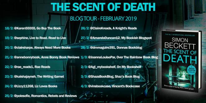 Scent of Death blog tour banner